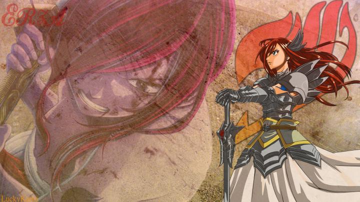 Fairy Tail Erza Scarlet Wallpaper -