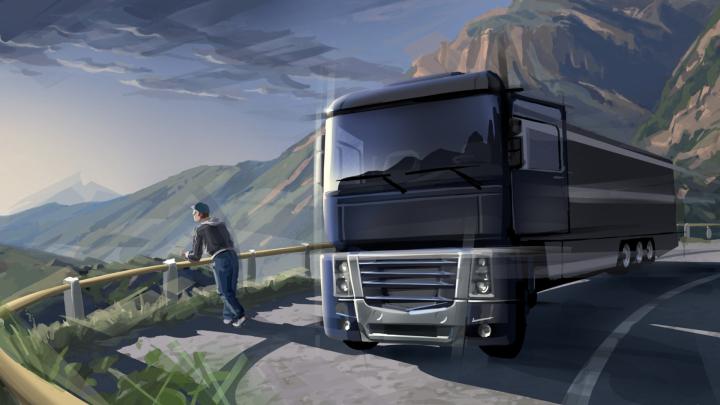 Euro Truck Simulator 2 Full HD Wallpaper and Background Image 