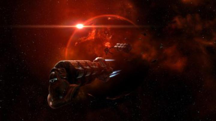 EVE Online, space, spaceship, Gallente, video games, PC gaming 