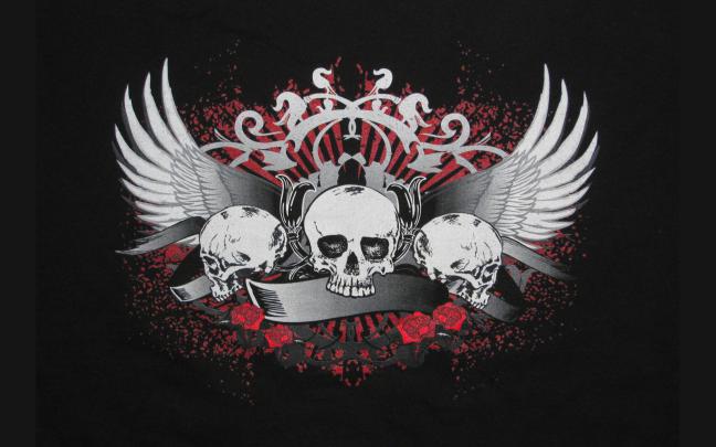 Gothic Skulls Wallpaper -