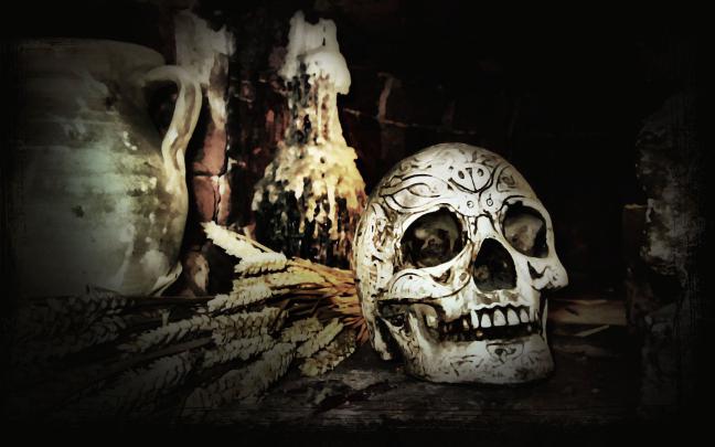 Gothic Skulls Wallpaper -
