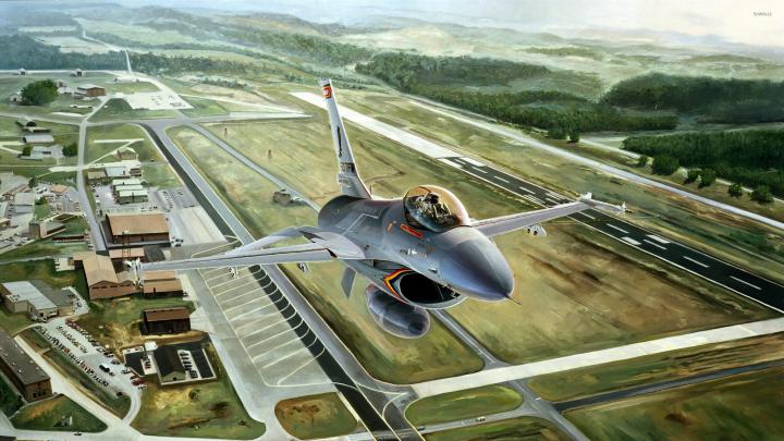 General Dynamics F-16 Fighting Falcon [25] wallpaper - Aircraft 