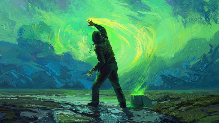 Free download Download wallpaper 1920x1080 man paint sky painting 