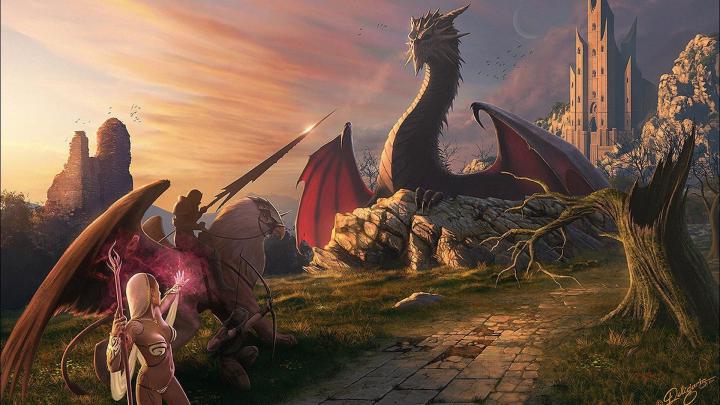 Fantas\u00eda Drag\u00f3n Fondo de Pantalla | Dragones, Arte de drag\u00f3n, Drag\u00f3n de 