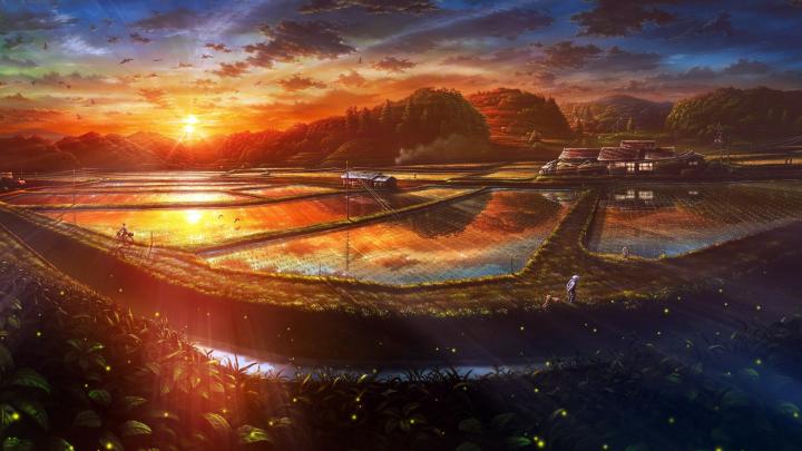 Fantastic Anime Scenery wallpaper | 1920x1080 | #14766