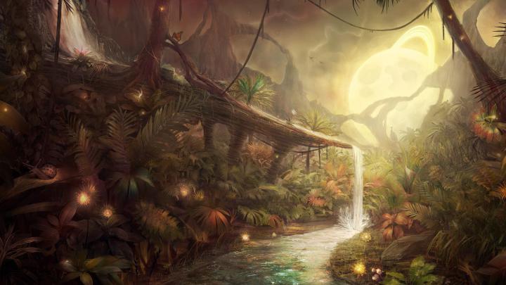 Wallpaper : 1920x1080 px, artwork, concept art, fantasy art, Jungles 