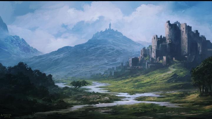 Fantasy landscape art artwork nature wallpaper | 1920x1080 | 667224 
