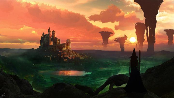 1920x1080 witch wallpaper hd pc download | Fantasy landscape, Witch 