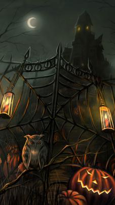 Halloween Haunted House Wallpaper (62+ images)