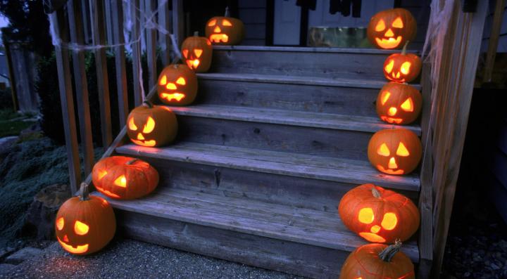 Halloween, Holiday, Pumpkin, Stairs, Porch wallpaper | HD Wallpapers