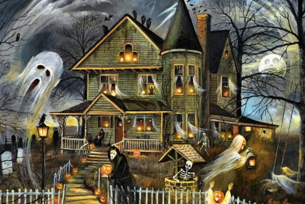 Haunted House Wallpaper Desktop \u00b7\u2460 