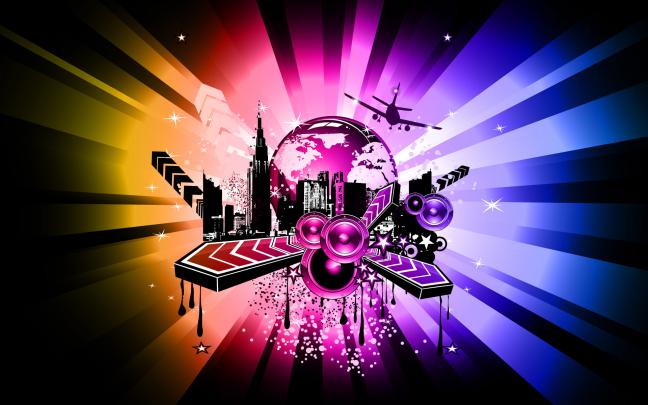 Abstract Music HD Wallpaper 