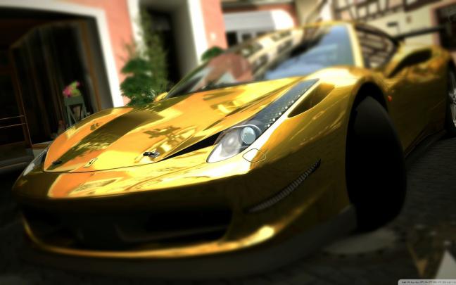 Gold ferrari 458 italia wallpaper | AllWallpaper.in #8211 | PC | en