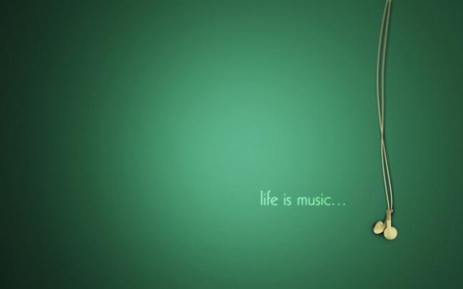music wallpaper green - HD Desktop Wallpapers