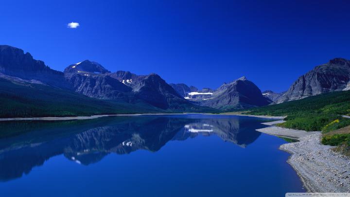 Free download Blue Mountain Lake Wallpaper 1920x1080 Blue Mountain Lake 