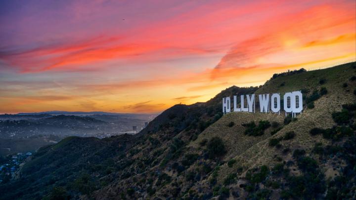 Wallpaper Hollywood, Los Angeles, Sunset