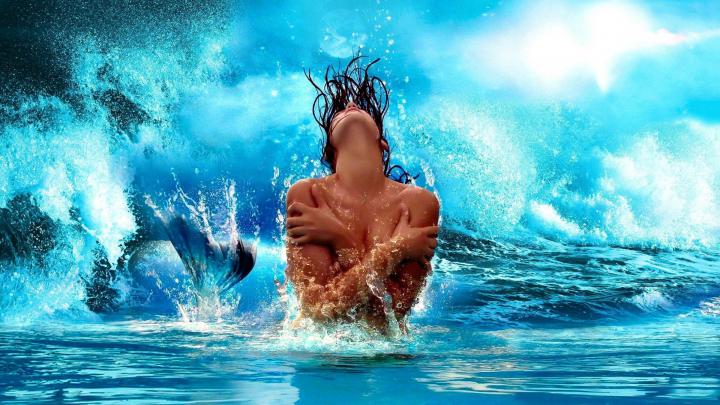fantasy, Art, Artwork, Mermaid, Fish, Creature, Women, Woman, Girl 