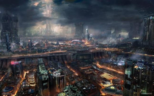 cyberpunk, Industrial, Cityscape HD Wallpapers \/ Desktop and Mobile 