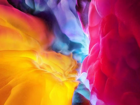 Desktop wallpaper 2021 ipad pro, colorful clouds, abstract, hd image 