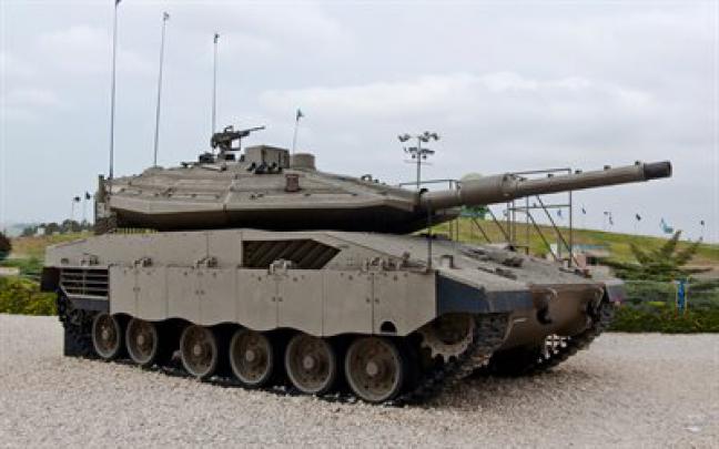 Download wallpapers Merkava Mk4, modern Israeli tank, main battle tank 
