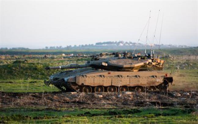 Download wallpapers Merkava Mk4, Israeli tank, field, fighting vehicles 