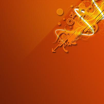 30 HD Orange iPad Wallpapers