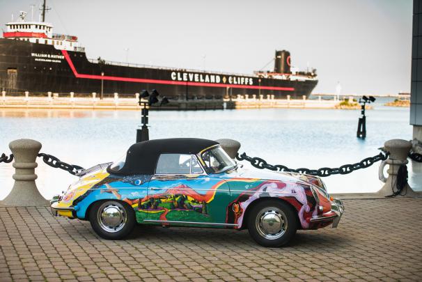 1964, Porsche, 356, S c, Cabriolet, Art, Janis, Joplin, Classic 