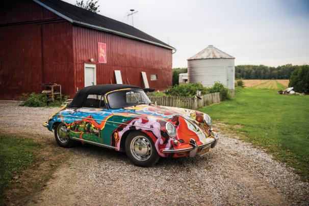 1964, Porsche, 356, S c, Cabriolet, Art, Janis, Joplin, Classic 