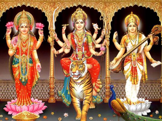 Ganesh-Laxmi-Saraswati Still, Image, Photo, Picture, Wallpaper
