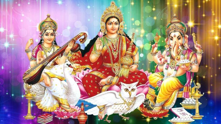 Hinduism- My Spirituality: Laxmi Ganesh Saraswati Wallpapers