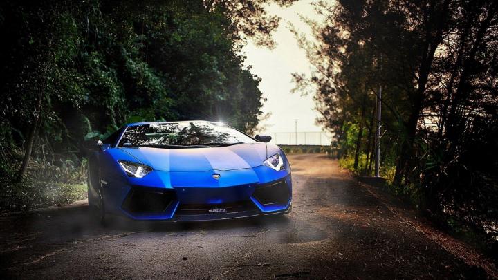 Lamborghini Sian Blue Wallpapers
