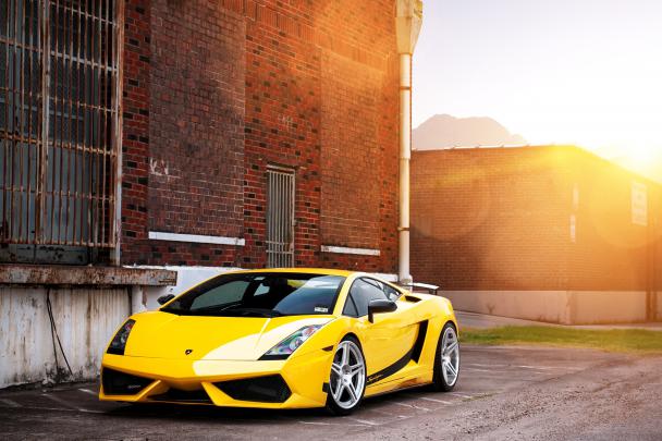 Beautiful desktop wallpaper of Lamborghini Gallardo, desktop wallpaper 