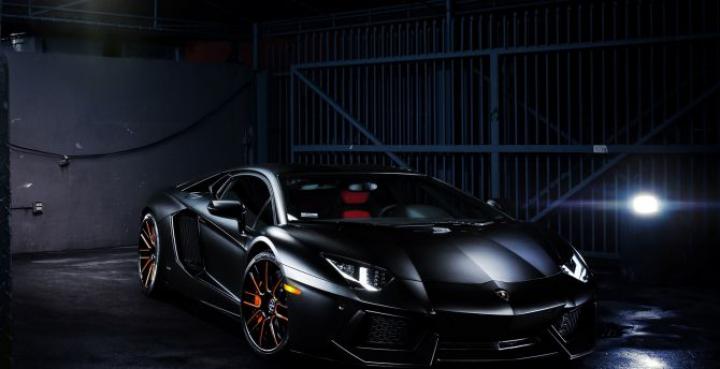 Desktop wallpaper 2020, black lamborghini aventador, hd image, picture 