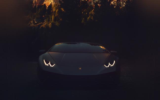 wallpaper for desktop, laptop | be98-car-lamborghini-dark-city-art