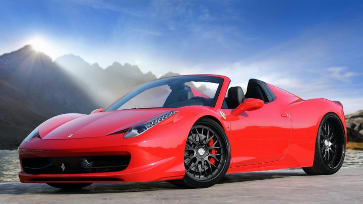 [70+] Red Car Wallpaper 