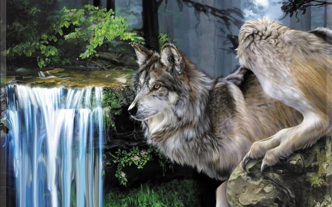 fantasy, Original, Art, Artistic, Artwork, Wolf, Wolves Wallpapers HD 