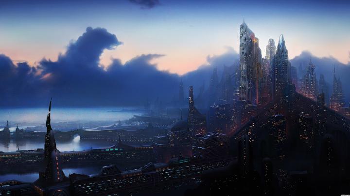 Futuristic City Wallpaper 1920x1080 -