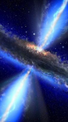 Blue Galaxy Wallpaper -
