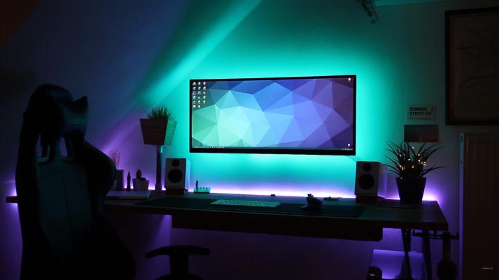Gaming Room Wallpaper 1920x1080 - Mural Wallpaper