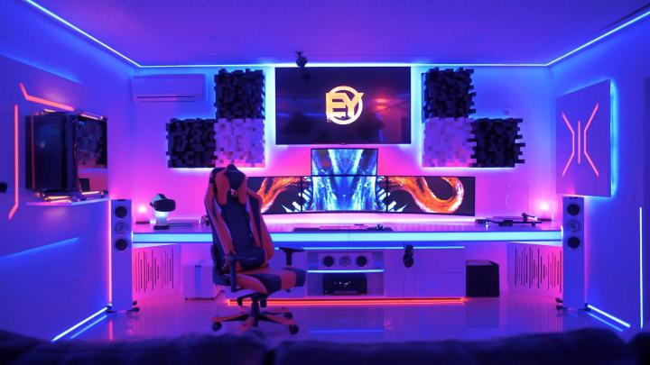 Gaming Room Wallpaper 1920x1080 - Mural Wallpaper