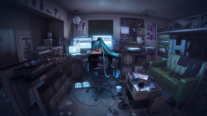 Anime Gaming Room Background - Icerem