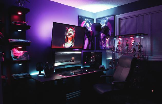 Anime Gaming Room Background - Icerem