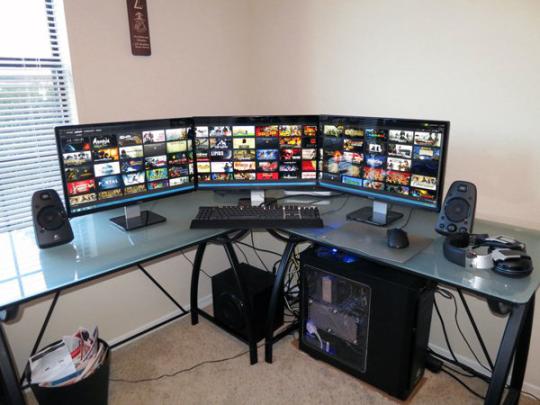 [37+] Gaming Setup Wallpaper 