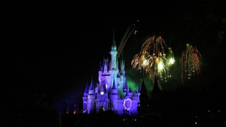 Free Magic Kingdom Fireworks Wallpaper for Desktop and Mobiles 