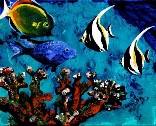 Saltwater Fish Desktop Wallpaper -