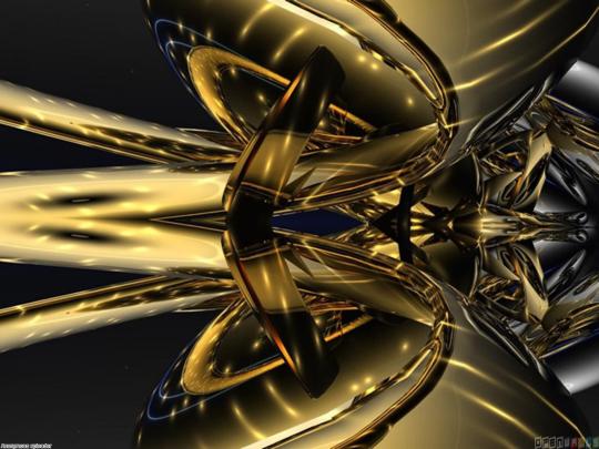Gold Abstract Wallpaper -