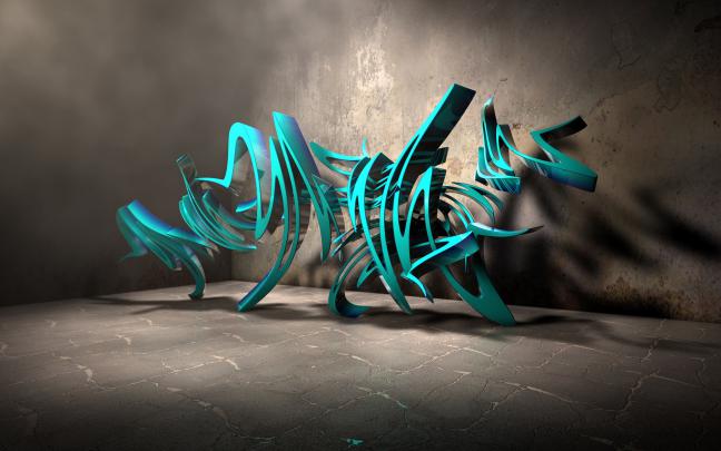Abstract Graffiti Wallpaper -