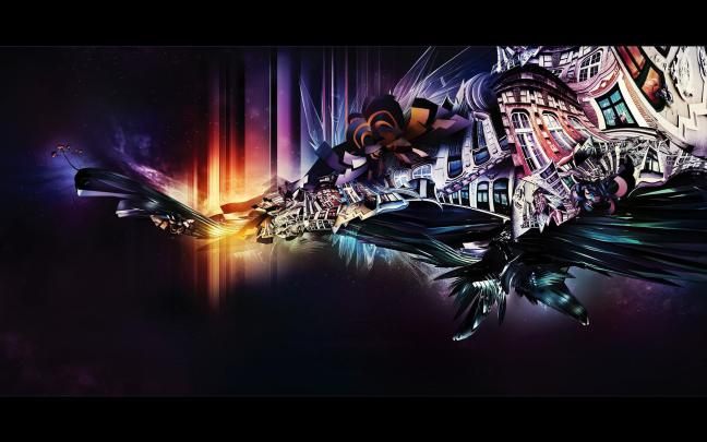 Abstract Graffiti Wallpaper -