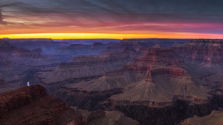 Grand Canyon Sunset Wallpapers - 4k, HD Grand Canyon Sunset Backgrounds 