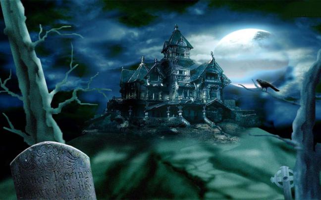 Creepy Graveyard Wallpaper -